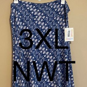 3Xl Azure skirt